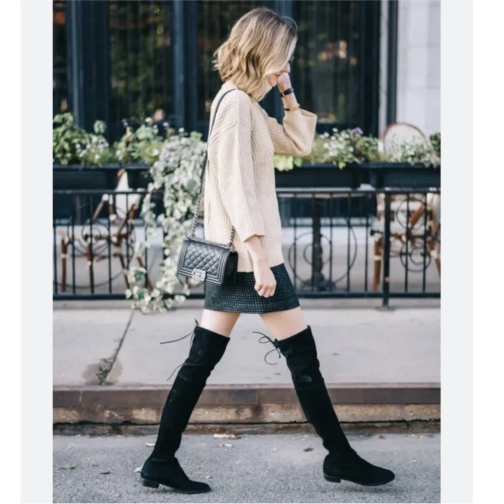Stuart Weitzman Lowland Suede Over The Knee Boots